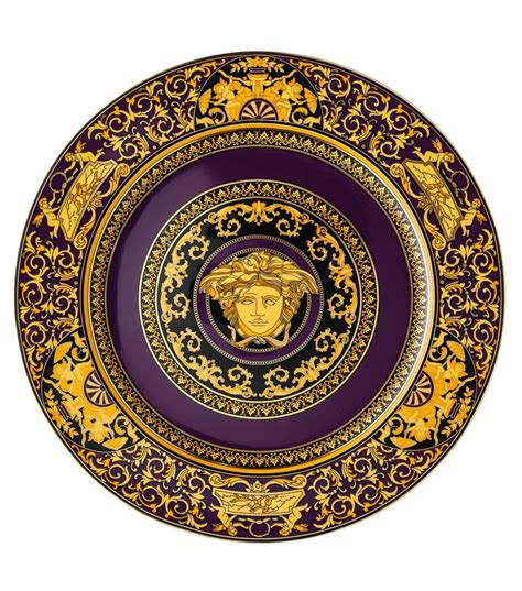 versace rothental glass plate